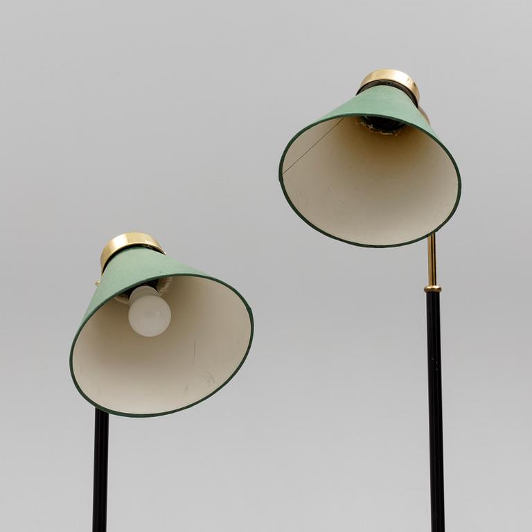 A pair of model 1842/2 floor lights by Josef Frank for Firma Svenskt Tenn, second half of the 20th century.