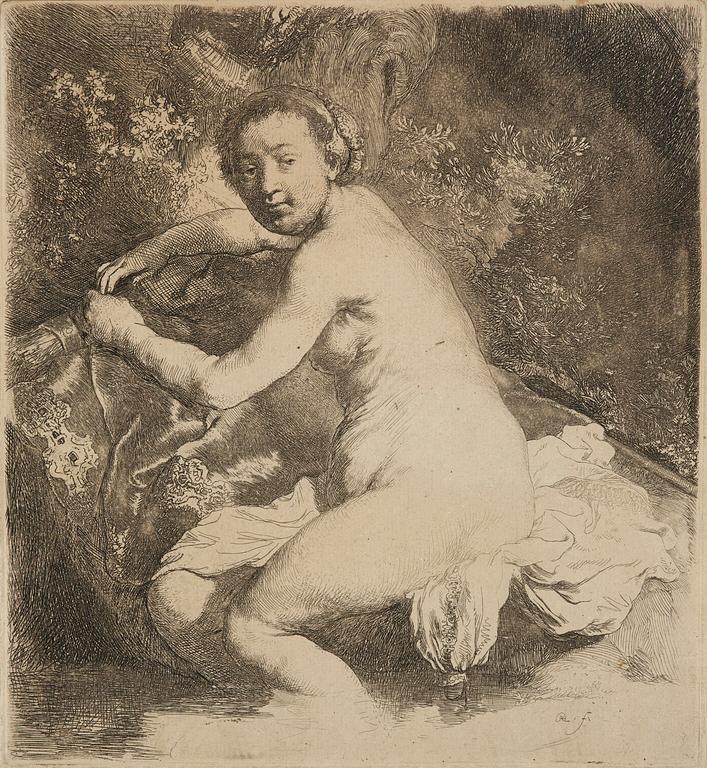 Rembrandt Harmensz van Rijn, "Diana at the Bath".