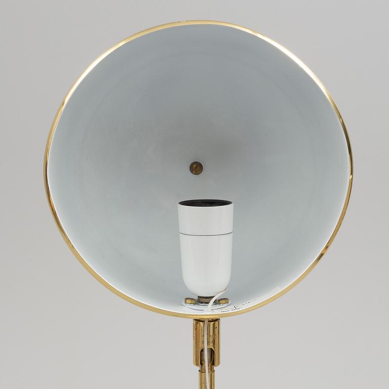 A brass floor lamp, later part of 20th century, Bergboms.