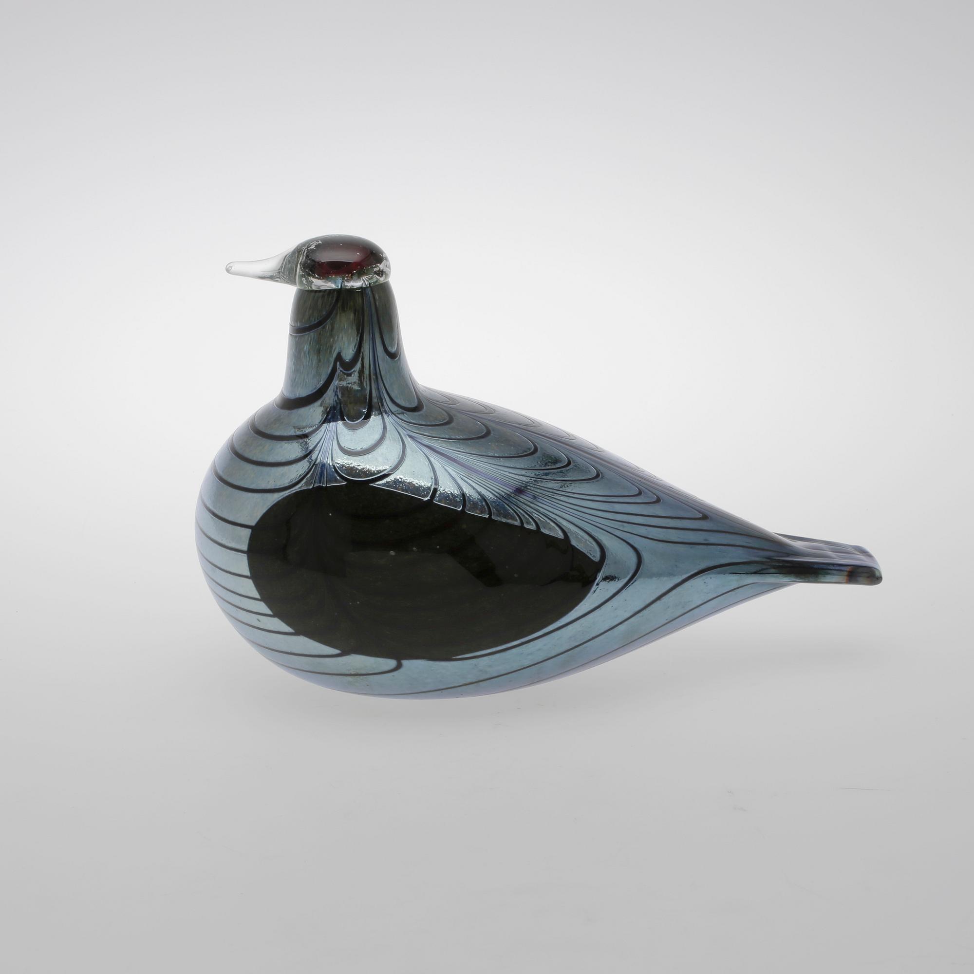 FIGURIN, glas, Oiva Toikka, Nuutajärvi, signerad.
