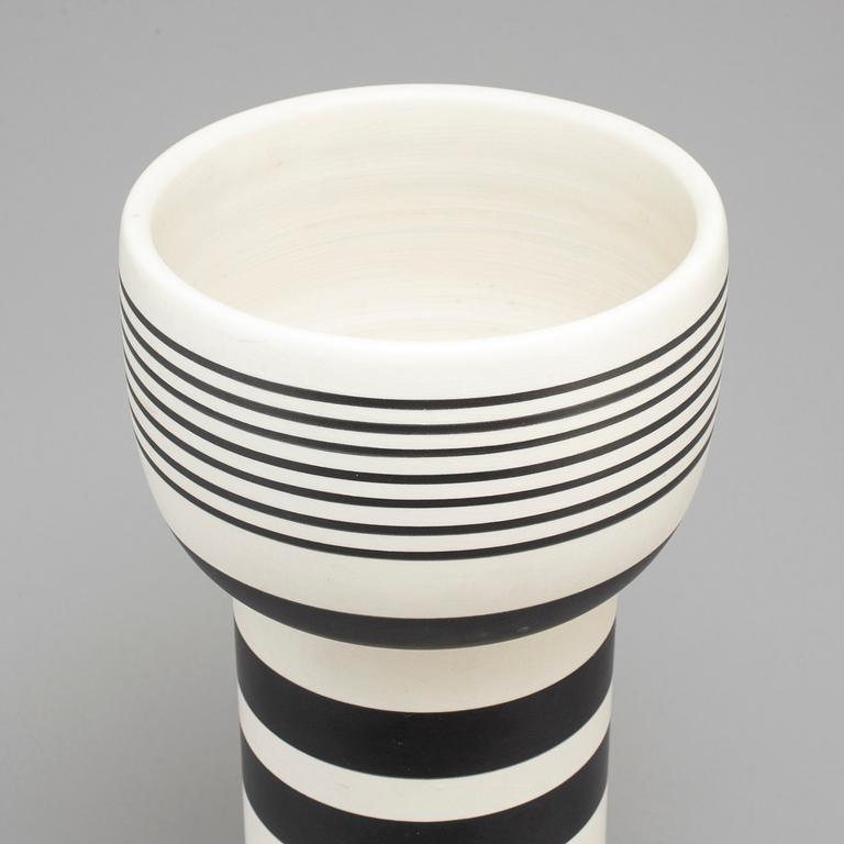 ETTORE SOTTSASS, a 'Calice' earthenware vase for Bitossi Ceramiche, Montelupo, Italy.