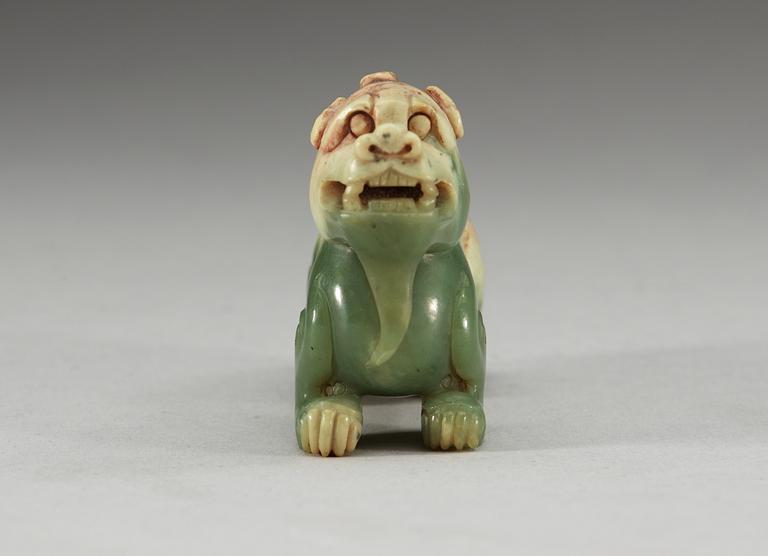 FIGURIN, nefrit. Qing dynastin.