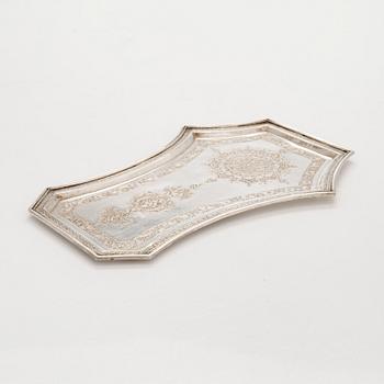 A Persian miniature silver samovar, first half/mid-20th century, Finnish import marks, Helsinki 1953.