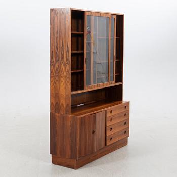 Display cabinet/bookcase, Denmark, mid-20th century.