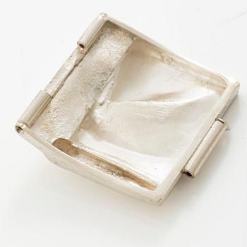 Björn Weckström, “Planetoid Valleys” necklace, sterling silver, Finland, 1973.
