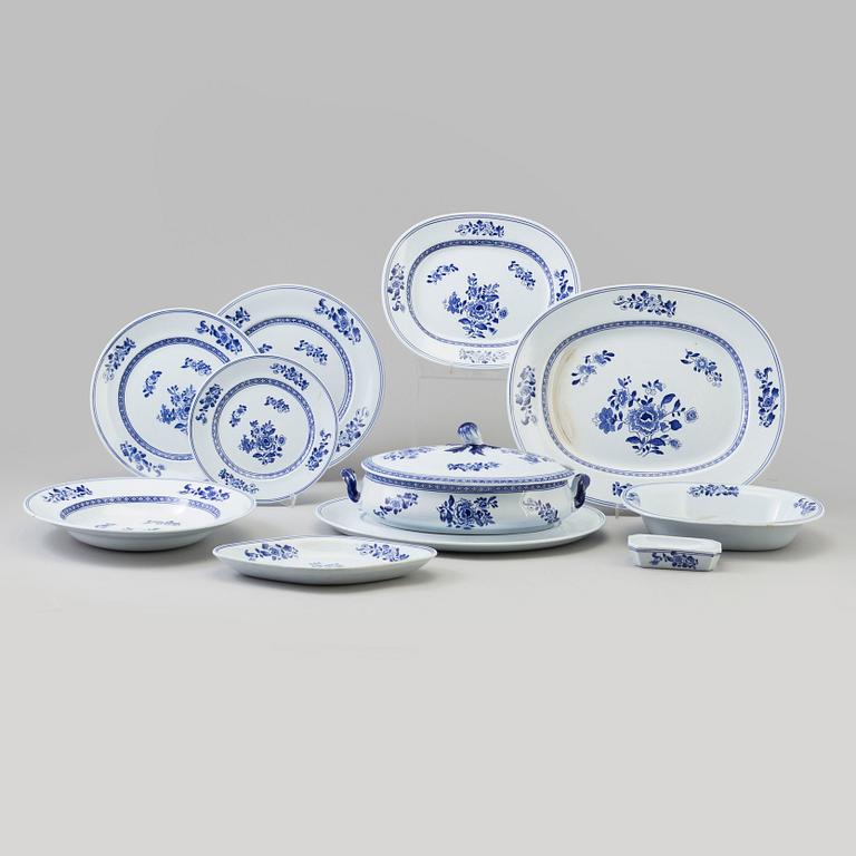 A 64-PIECE DINNER SERVICE, 'Tsing', Gustafsberg, 20th century.