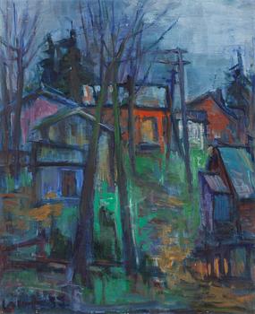 Olavi Laine, oil on canvas, signed and dated -57.