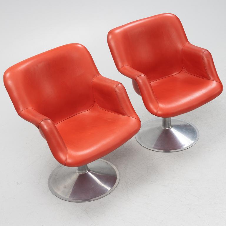 Yrjö Kukkapuro, fåtöljer, ett par, "Junior", Haimi, Finland, 1960/70-tal.