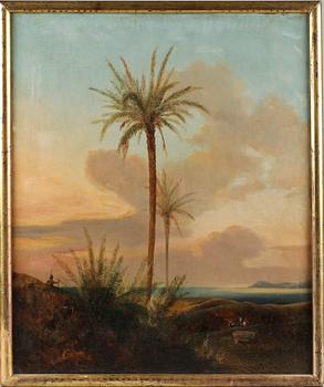 OKÄND KONSTNÄR, olja på duk, 1800-talets slut.