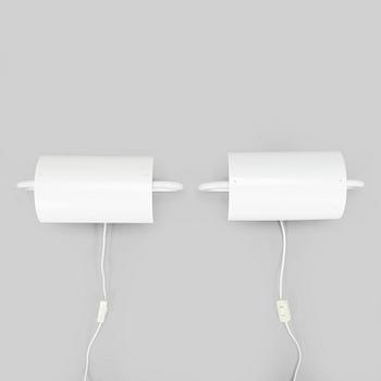 Ben af Schultén, A pair of 1970s "BS 912" wall lights by Metallimestarit for Artek Finland.