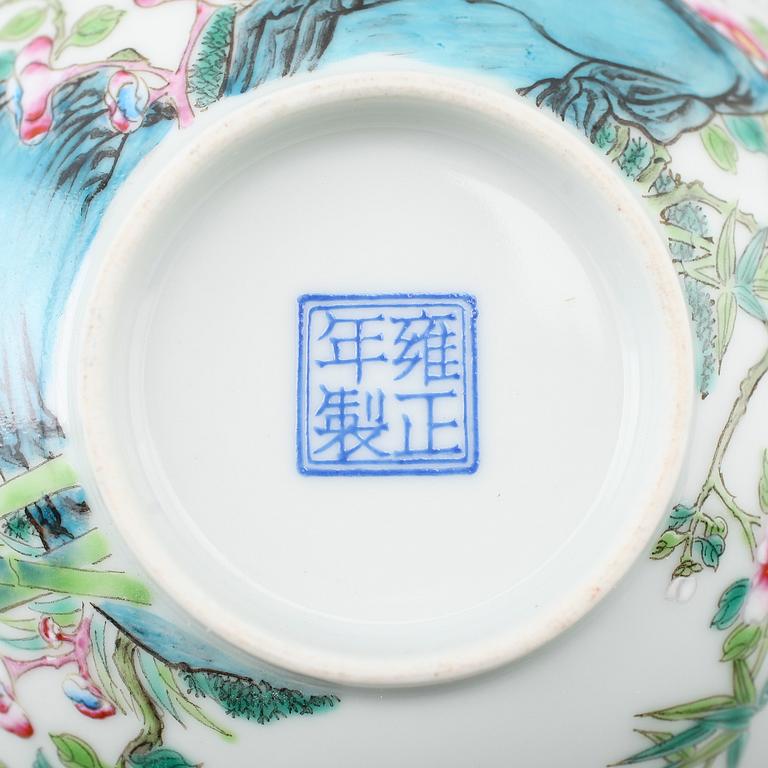 SKÅL, porslin, Kina, sannolikt 1900-tal.