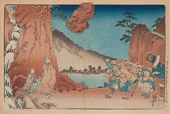 Utagawa Ichiyusai Kuniyoshi (1798-1861), färgträsnitt. Japan, circa 1830.