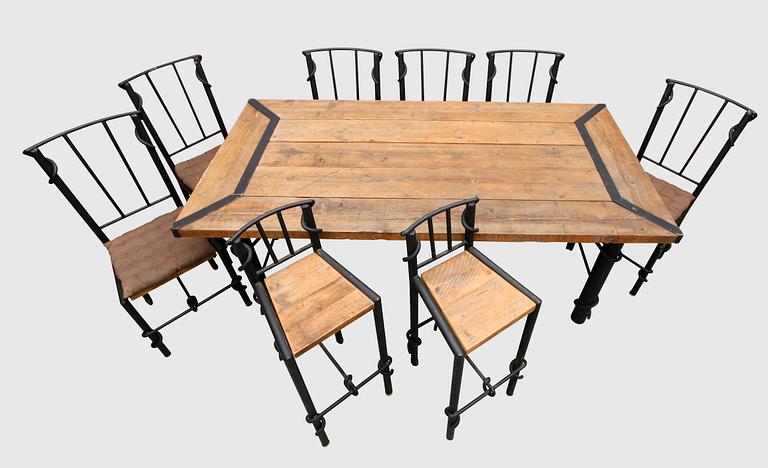 MATGRUPP, 9 delar, troligen Mexiko, 1900-talets senare del.