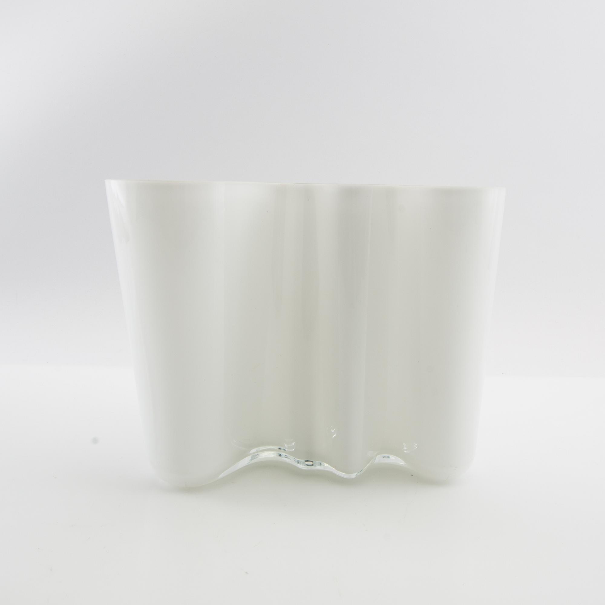 Alvar Aalto, vase model no. 3030 signed Iittala Finland.