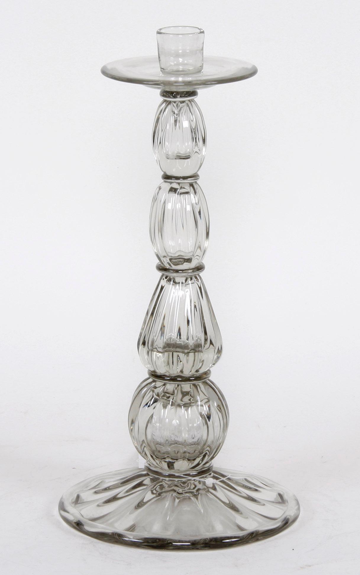 LJUSSTAKE, glas, möjligen Strömbergshyttan.