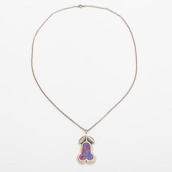Nanny Still, A sterling silver and titanium necklace. Kultakeskus, Hämeenlinna 1976.