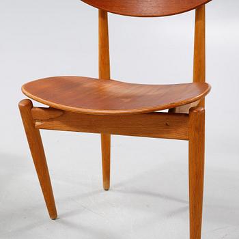 Two chairs designed by Finn Juhl in 1953, made by Bovirke.