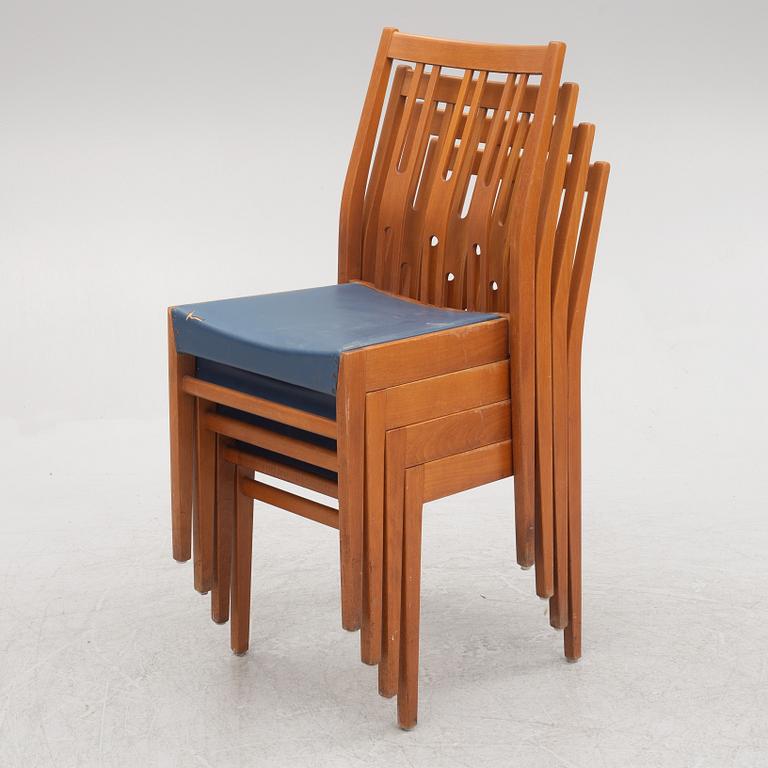 15 chairs, mid 20th century.