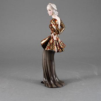 FIGURIN, porslin, Claire Herczeg, Goldscheider, Tyskland, 1920/30-tal.