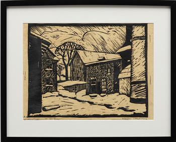 Wilhelm Kåge, Four linoleum cuts.