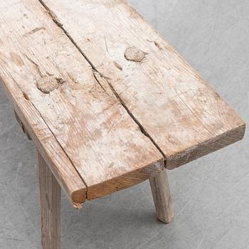 A 19th Century garden bench.