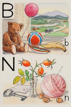 44. Elsa Beskow, "B-björn och N-nypon".