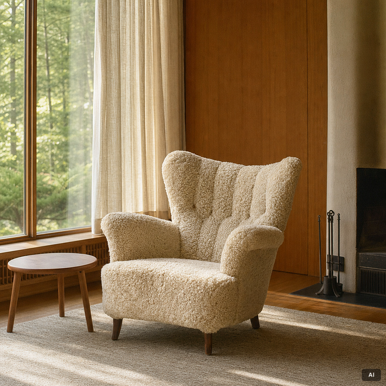 Armchair, Swedish Modern, mid-20th century.