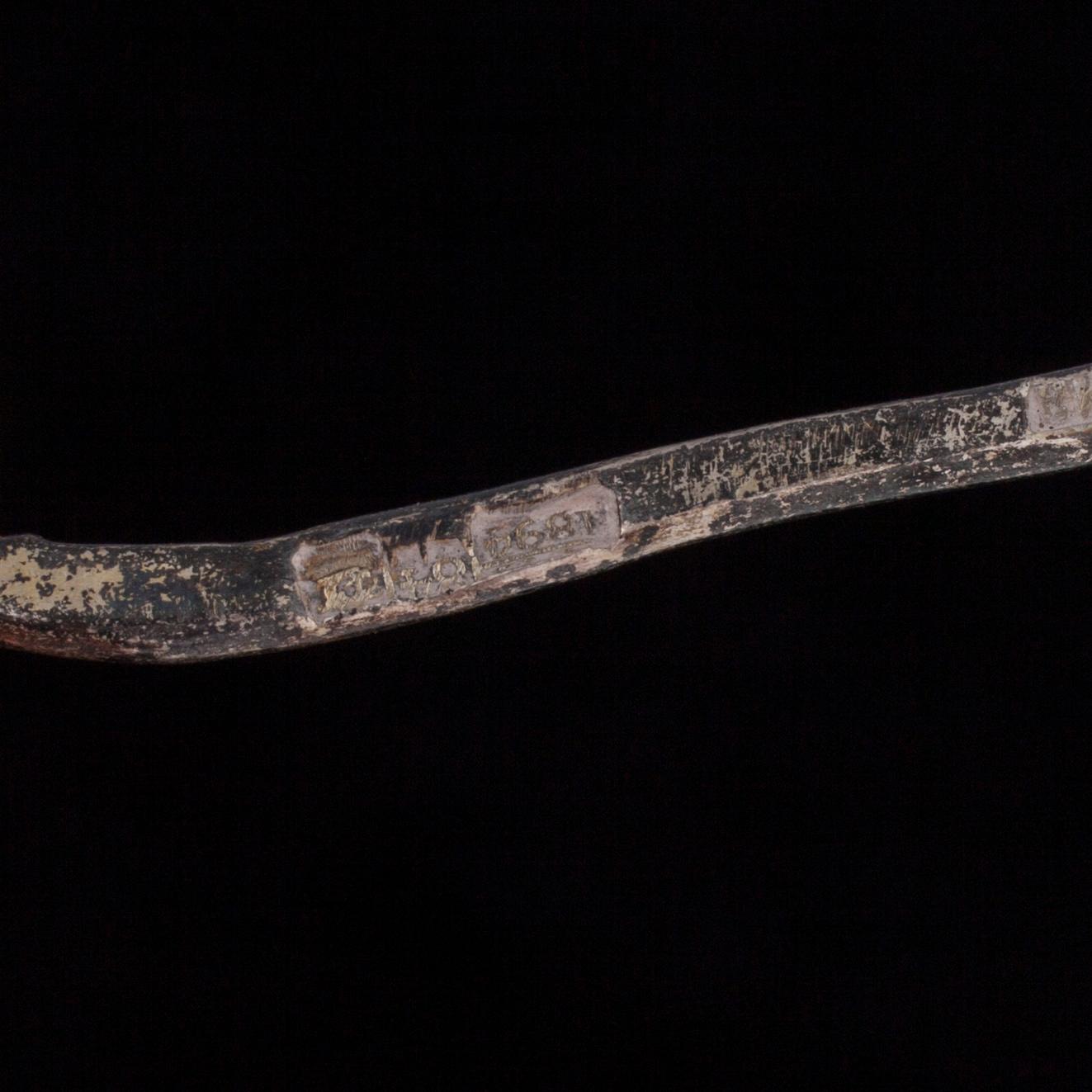 BESTICK, 35 delar, silver och nysilver, engelska, finska, ryska stämplar, 1845-1900-talets mitt. Total silvervikt 465 g.