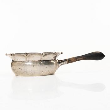 Sauceboat, silver, Oscar Sjögren, Gothenburg 1920, and spoon, silver, David Andersen, Norway early 20th century.