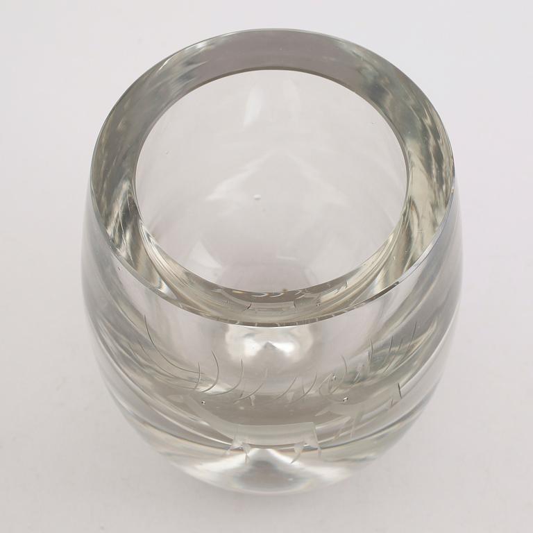 VAS, glas, Ittala, otydligt signerad.