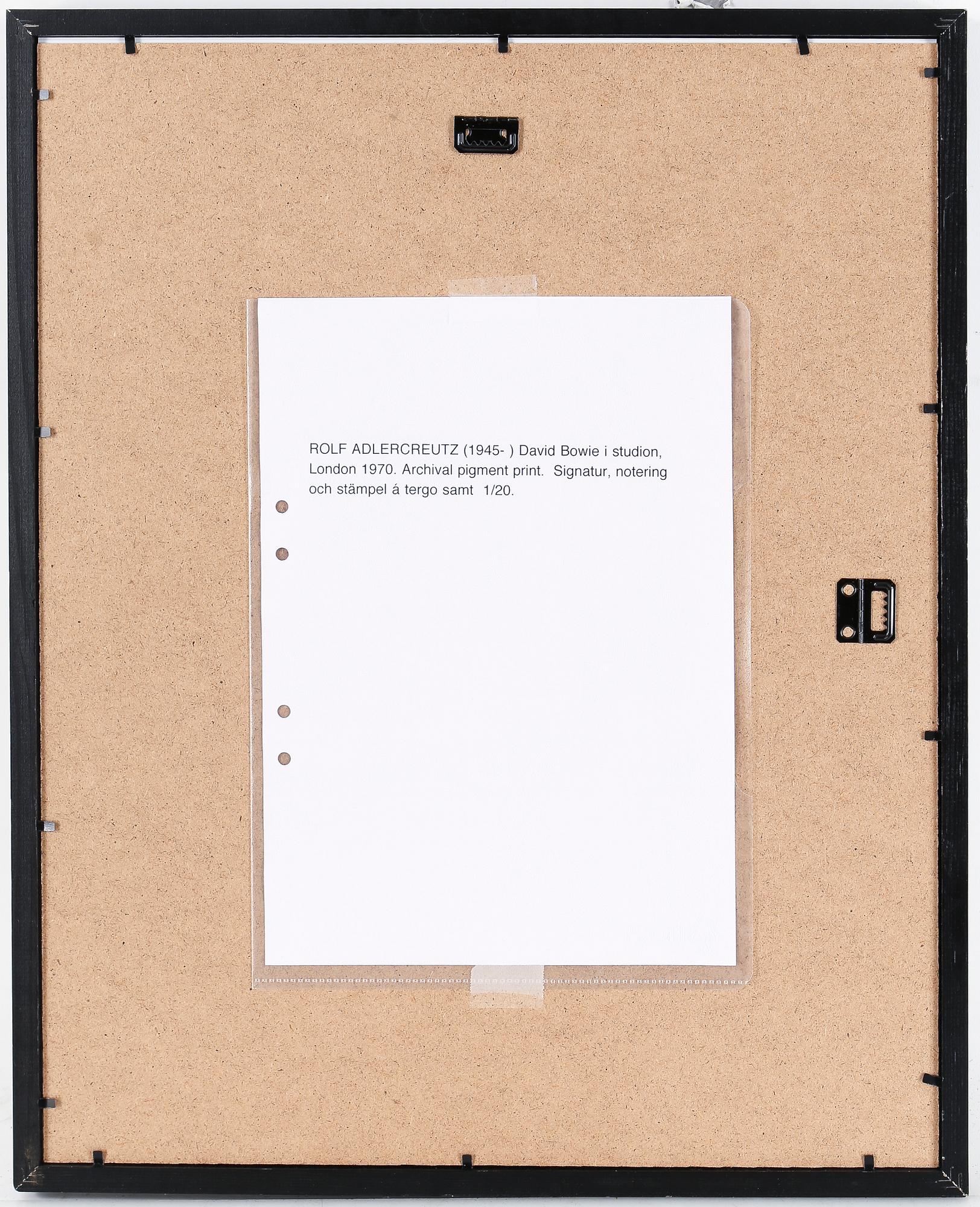 ROLF ADLERCREUTZ, archival pigment print, signerad och numrerad a tergo.