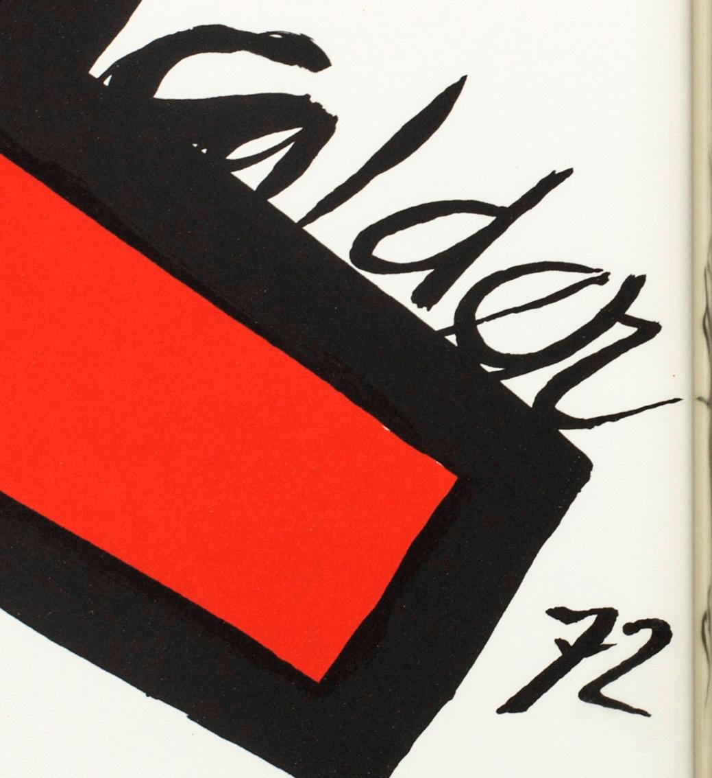 ALEXANDER CALDER, after, litograph poster, signed and dated in print -72,
