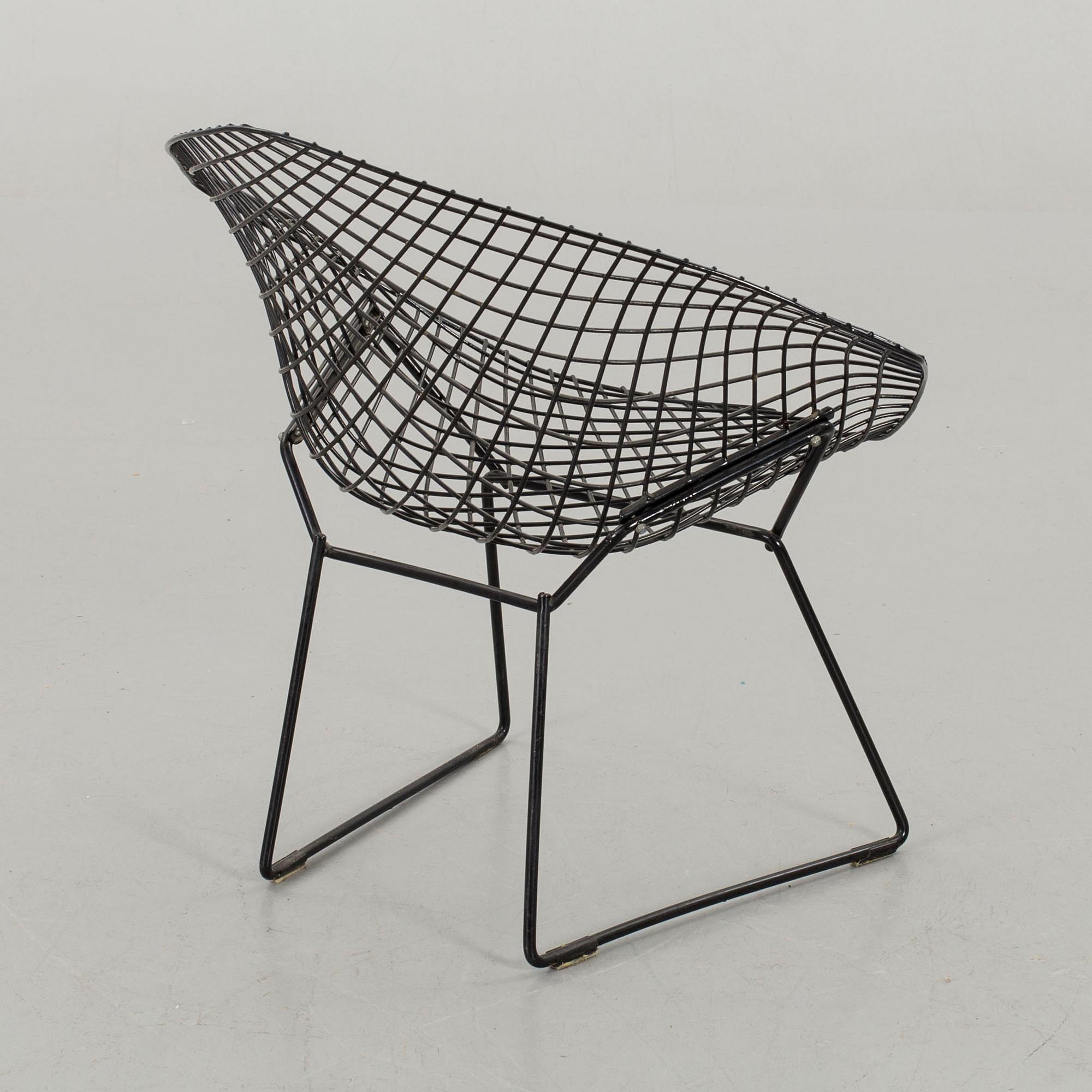 HARRY BERTOIA, STOL, "Diamond chair", 1900-talets andra hälft.