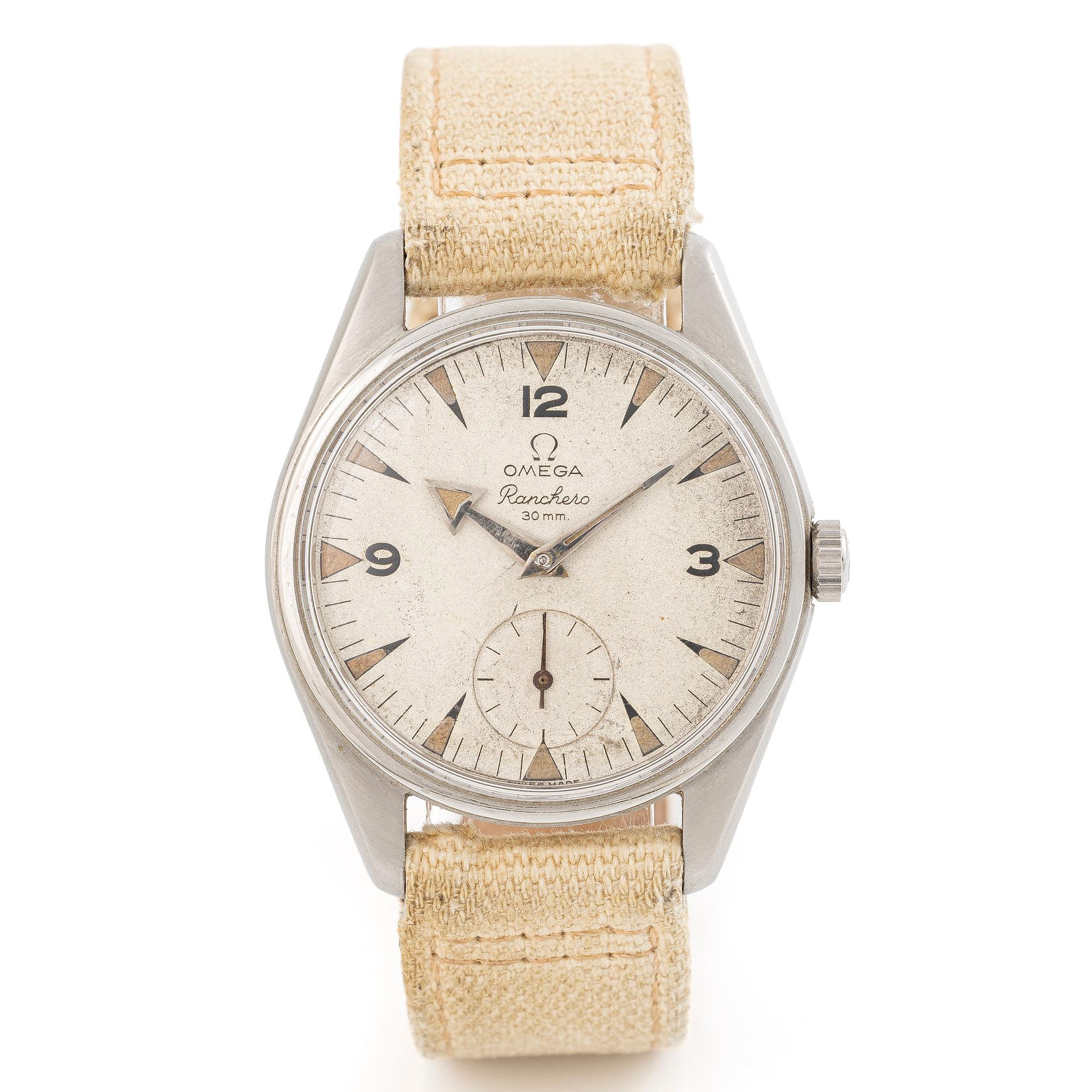 Omega, Ranchero, "Broad Arrow", wristwatch, 37 mm.