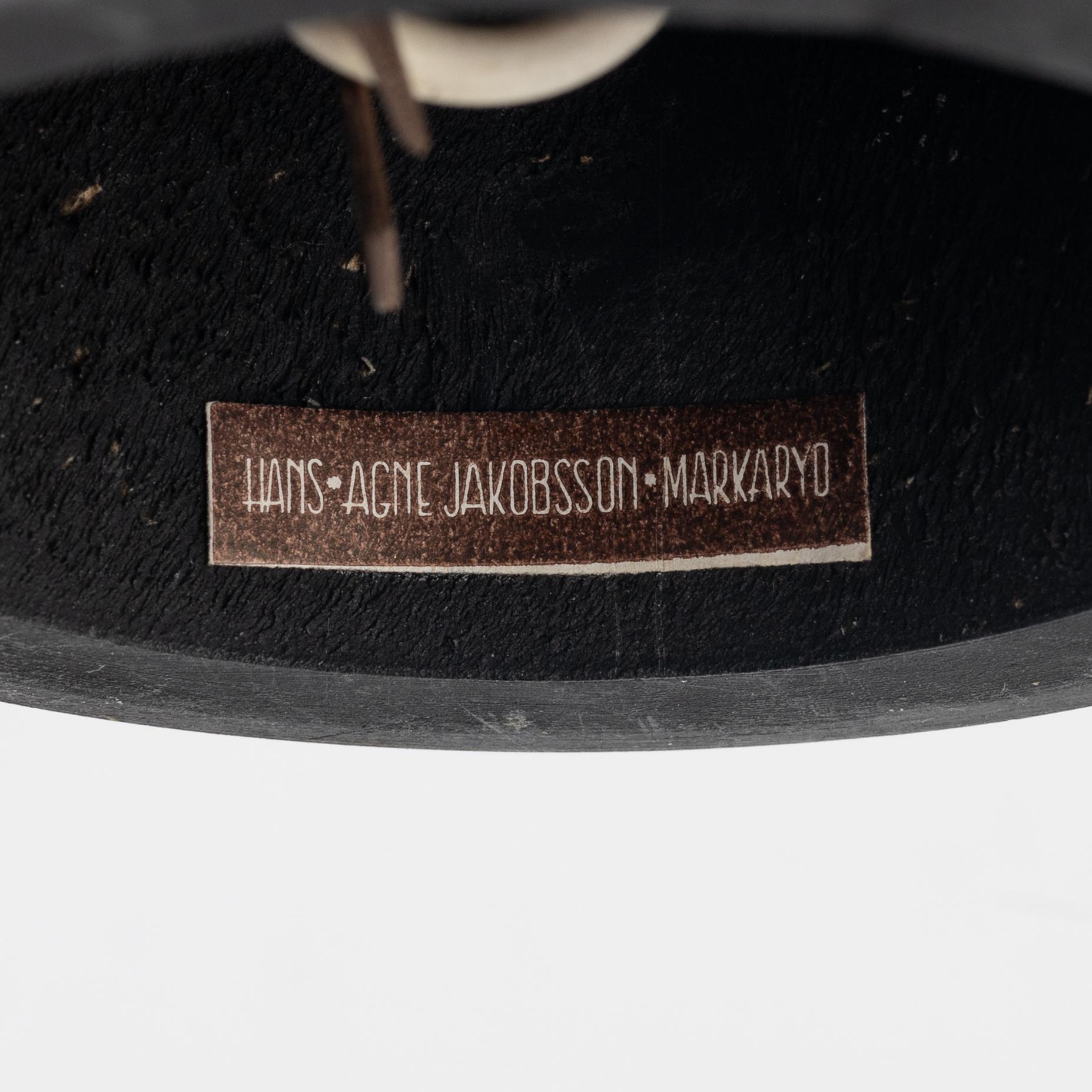 Hans-Agne Jakobsson, three table lamps,  Hans-Agne Jakobsson AB, Markaryd, Sweden, 1950s.