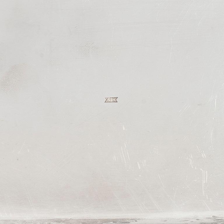 Salver, sterling silver, Amsterdam, Holland 1955.