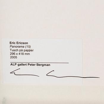 Eric Ericson, tusch på papper.