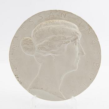 Tore Strindberg, relief, Prinsessan Ingeborg, 1923.
