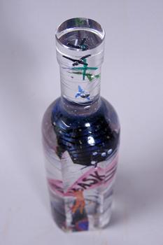 BERTIL VALLIEN, skulptur, glas, sign, 15/25.