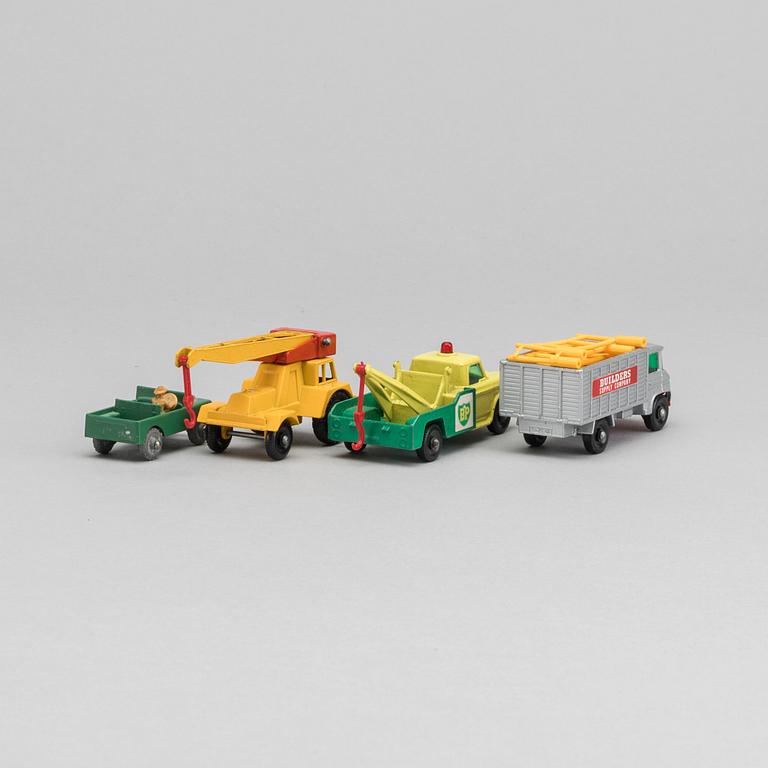 LESNEY MATCHBOX SERIES FOUR CARS.