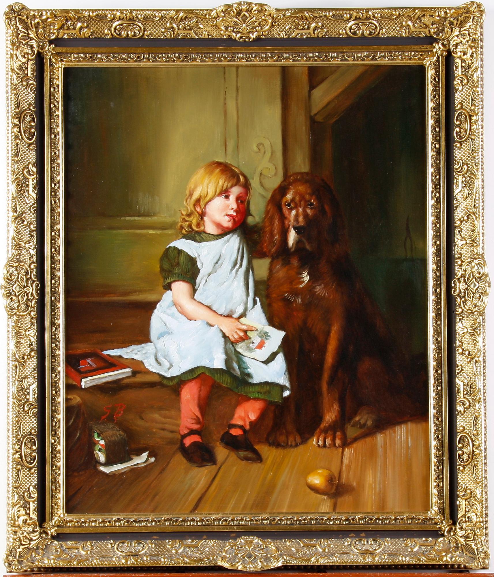 BERNHARD, GERHARLD, olja på duk, monogramsign.