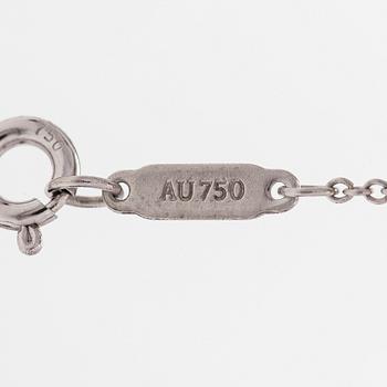 Tiffany & Co, halsband, "Metro Heart", 18K vitguld och diamanter.