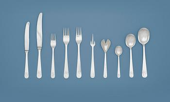 748. A Wiwen Nilsson 78 pcs set of flatware, Lund 1939-61.