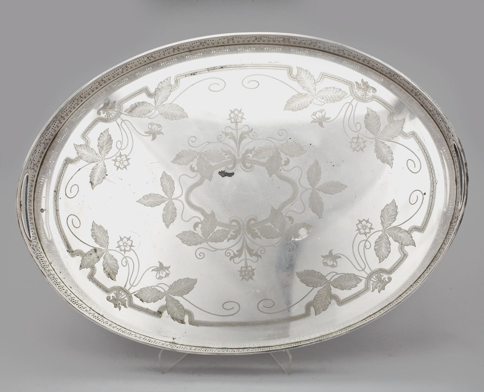 BRICKA, pläter, A.G Dufva, Stockholm, 1800-tal.