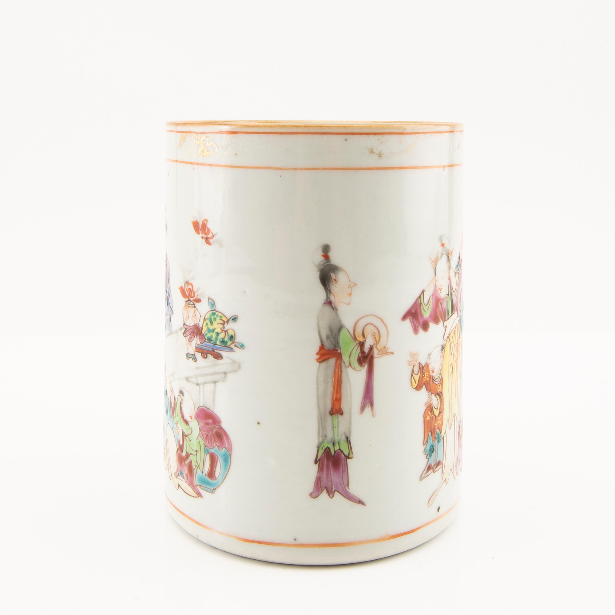 Mugg Kina 1700-talets andra hälft, porslin.