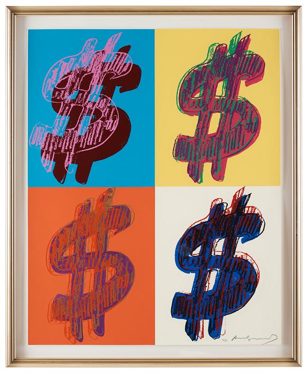 Andy Warhol, "$ (Quadrant)".