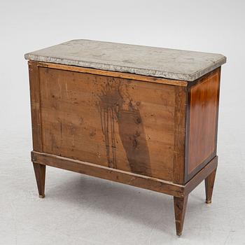 A late Gustavian chest of drawers, around 1900.