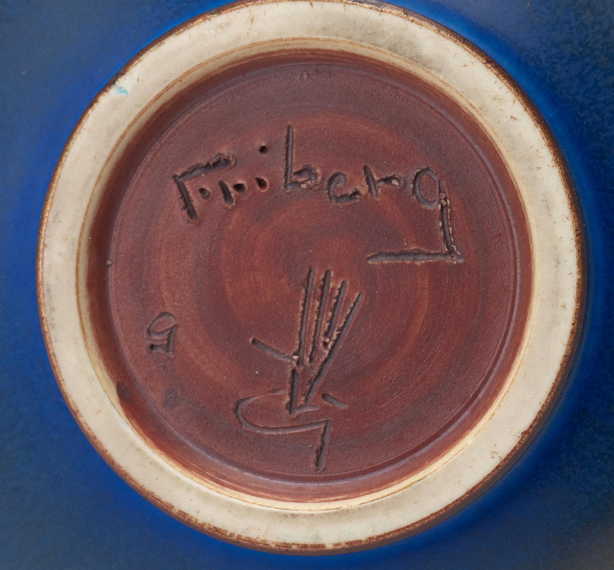 Berndt Friberg, vas, Gustavsbergs studio 1965.
