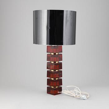 Carl Fagerlund, Orrefors, Bordslampa, 1970-tal.