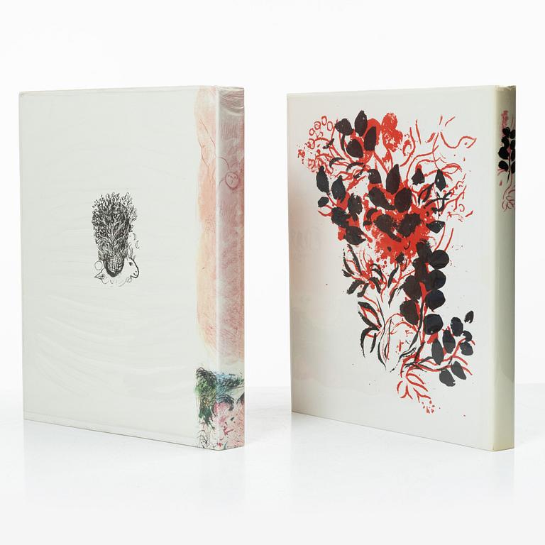 Marc Chagall, böcker, 6 st, "Chagall Lithographe I-VI, 1922-1985", Fernand Mourlot.